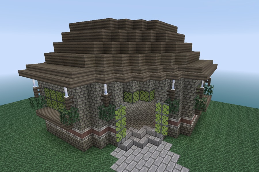 島の概要と小さな小屋を作ったようです マイクラps4 Chisuicraft