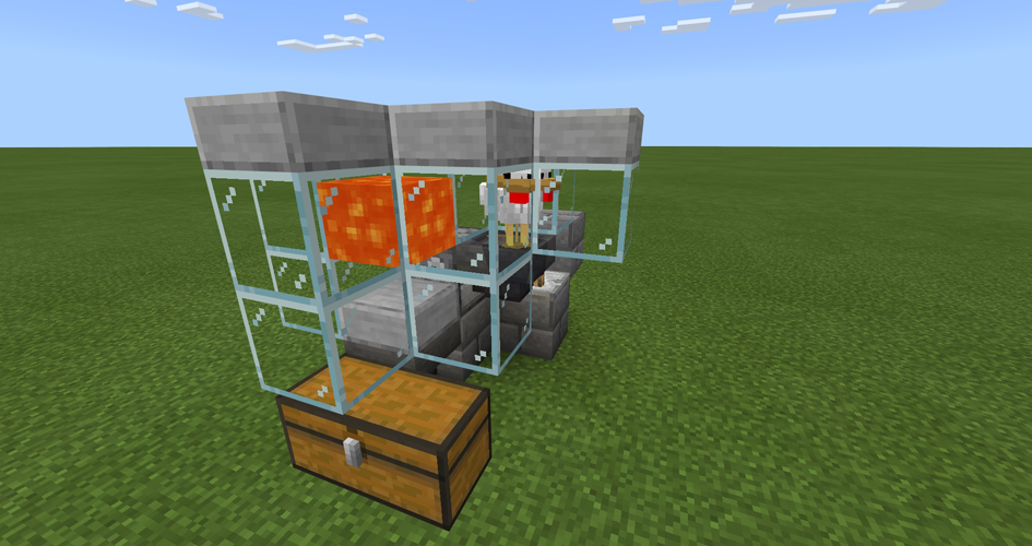 食料の完全自動化を 焼き鳥製造機の作り方 マイクラ統合版 Chisuicraft