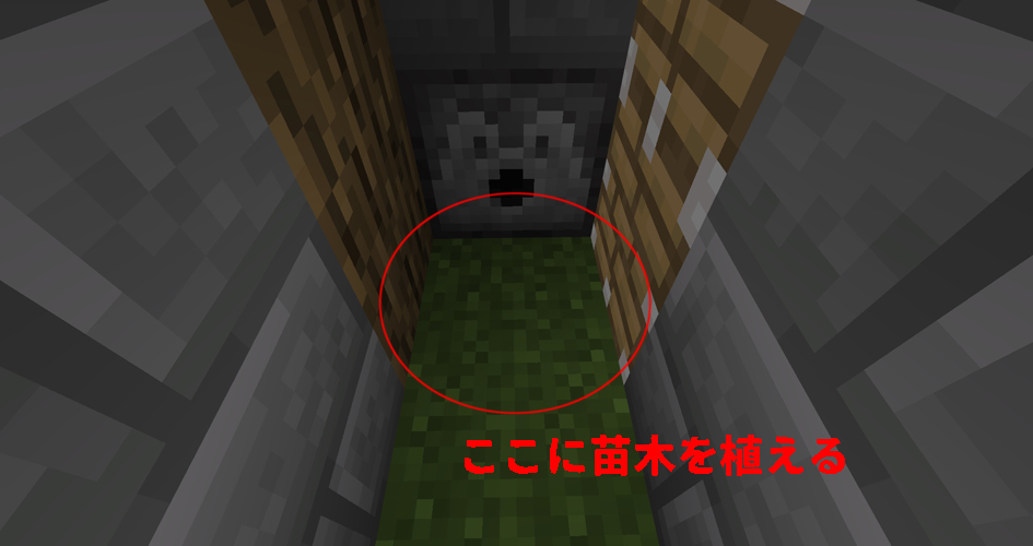 高速に原木がほしい時に シンプルなツリーファームの作り方 マイクラ統合版 Chisuicraft